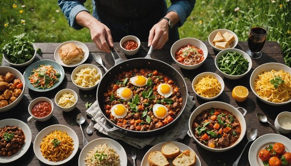 Les meilleures recettes régionales à savourer lors d'un séjour en pleine nature