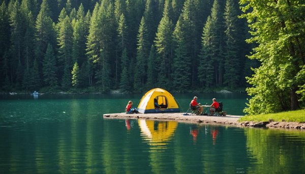 activités nautiques et itinéraires de découverte autour du lac au camping robert