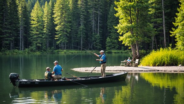 Les meilleures techniques de pêche de loisir au bord des lacs du camping Robert