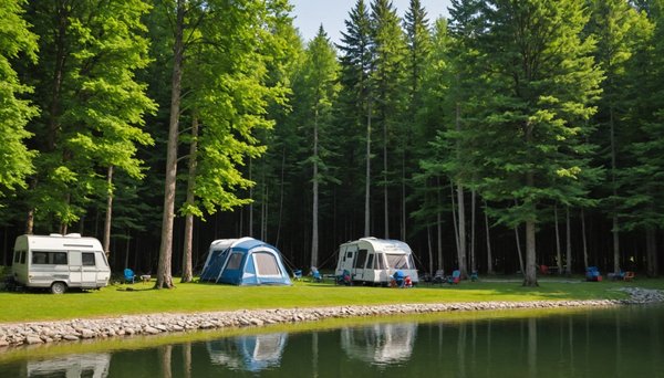 Les meilleurs hébergements en bord de lac au camping Robert pour un confort optimal
