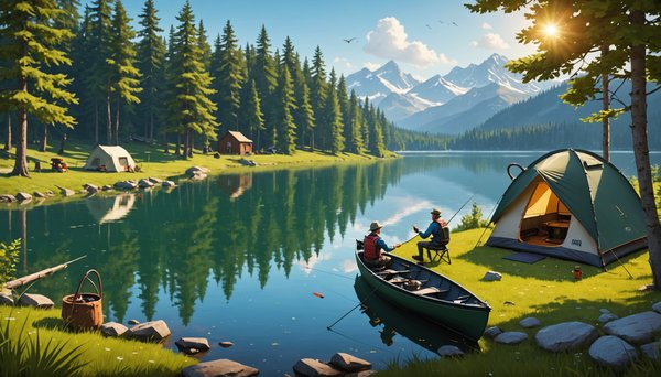 Découvrez les secrets de la pêche en bord de lac au Camping Robert
